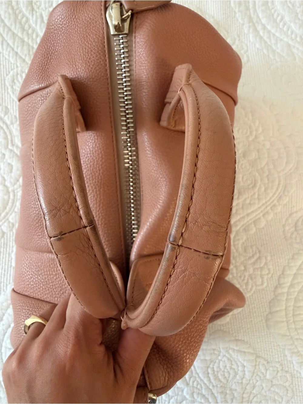 Alexander Wang ROCCO in Tan Pebbled Leather